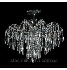 Хрустальная потолочная люстра хром SL-9172-5 CR