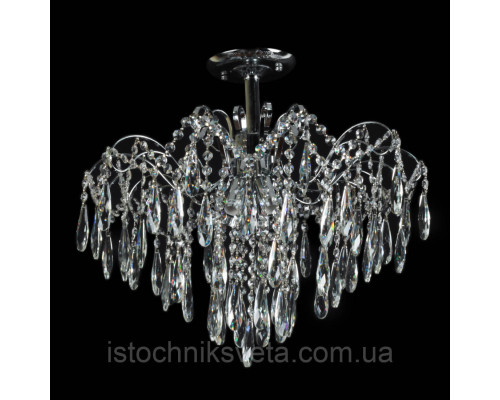 Хрустальная потолочная люстра хром SL-9172-5 CR