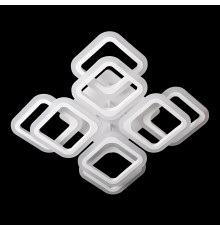 LED люстра потолочная белая с пультом управления SL-5342-4+4C WT 144W