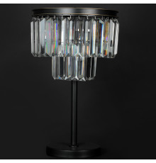 Хрустальная настольная лампа черная SD-8609-4A MBK+GD