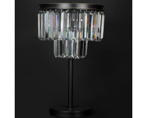 Хрустальная настольная лампа черная SD-8609-4A MBK+GD