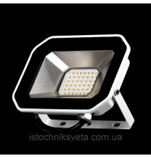 Прожектор светодиодный (LED) 30 Ватт SLP-30W SMD LED 6000K WT