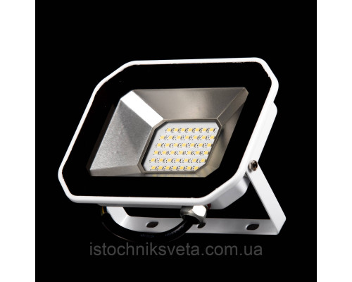 Прожектор светодиодный (LED) 30 Ватт SLP-30W SMD LED 6000K WT