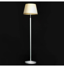Торшер металлический одноламповый, с тканевым абажуром SWT-3510-BASE+SHADE WT
