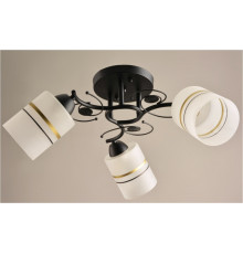 Потолочная люстра на три плафона SH-4640-3 BK