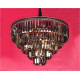 Цепочная хрустальная люстра SD-8609-18B MBK+GD