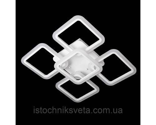 Люстра квадратная светодиодная с пультом управления SL-5342-4+1 WT
