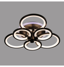 Люстра светодиодная с RGB подсветкой и пультом управления SL-5332-3+3B BK+RGB