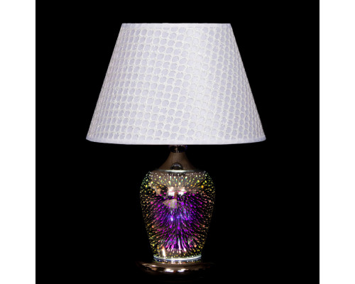 Стильная декоративная настольная лампа с подсветкой LED SG-T8887-1TH CH+ZZ+SHADE