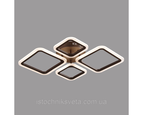 Светодиодная люстра на пульте управления SL-5331-2+2 COFFEE