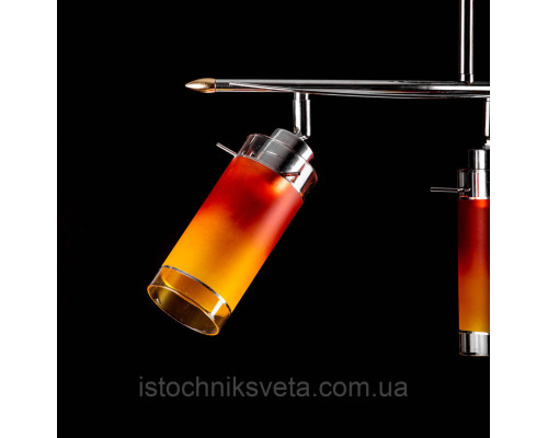 Люстра потолочная на четыре поворотных плафона SZ-9001-4C CR TC