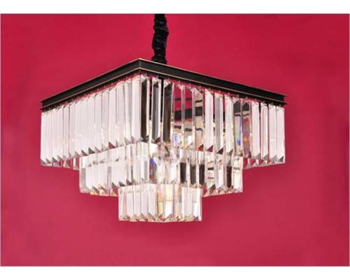 Хрустальная цепочная люстра SD-8609-10A MBK+GD