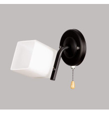 Настенное бра с одним плафоном, светильник SR-N3502-1W BK+CH