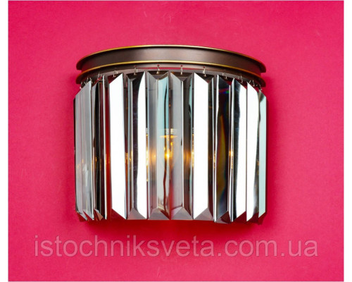 Хрустальное бра настенное, светильник SD-8609-2C CFG+GD