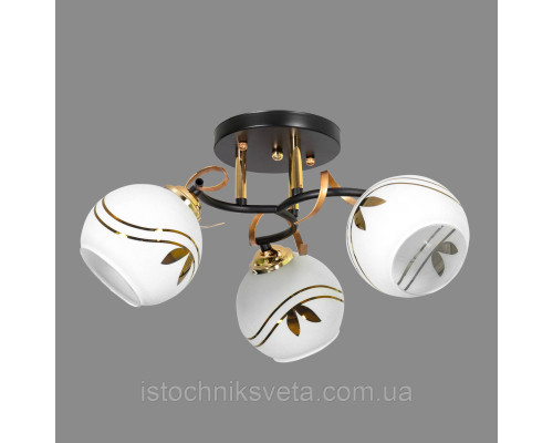 Люстра потолочная, светильник SH-9072-3 BK