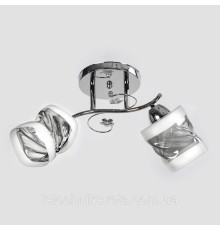 Люстра потолочная на два плафона, светильник SH-4628-2C CR