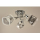 Потолочная люстра на три плафона SH-4628-3C CR