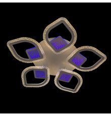 Люстра светодиодная потолочная с 3D подсветкой на пульте управления SC-2103-5 WH