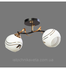 Люстра потолочная на два плафона SH-9072-2 BK