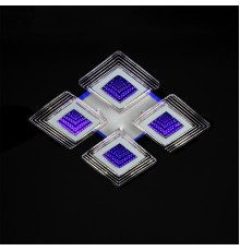 Светодиодная люстра с RGB подсветкой на пульте управления SC-3517-4C WH