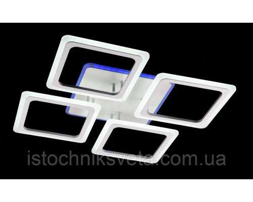 Светодиодная люстра с RGB подсветкой на пульте управления SC-3203-4C WH