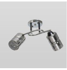 Люстра потолочная на два плафона, светильник SC-9130-2 CR+BK
