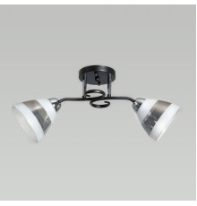 Потолочная люстра на два плафона SC-9135-2 CR+BK