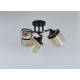Потолочная люстра на три плафона SC-9137-3 BK+GD