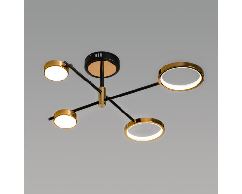 Светодиодная люстра на пульте управления SY-7830-2+2 BK+GD