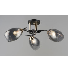 Потолочная люстра на три плафона, светильник SR-N4992-3 COFFEE-FGD