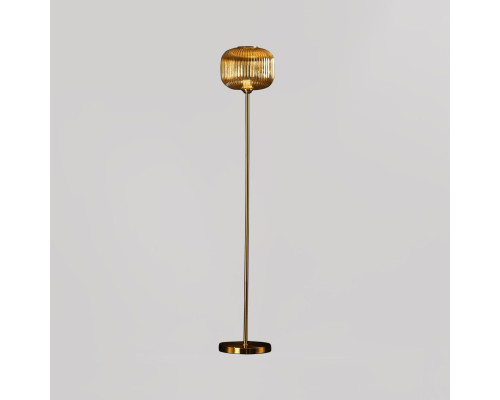 Стильный напольный торшер бронзового цвета TY-3004 BROWN-BRASS