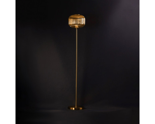 Стильный напольный торшер бронзового цвета TY-3004 BROWN-BRASS