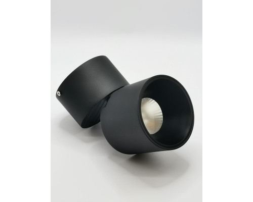 Светодиодный черный LED светильник SP-2 BK 12W 4000K