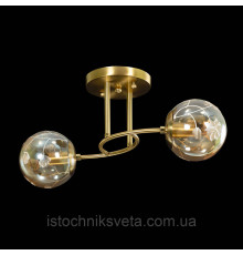 Потолочная люстра на два плафона, светильник SH-8067-2 COPPER