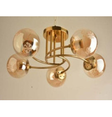 Потолочная люстра на пять плафонов, светильник SH-8067-5 COPPER