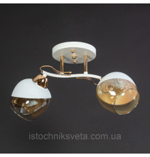 Люстра потолочная на два плафона, светильник SH-8087-2A WT+FG