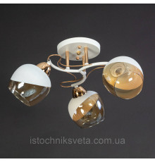 Люстра потолочная на три плафона, светильник SH-8087-3A WT+FG