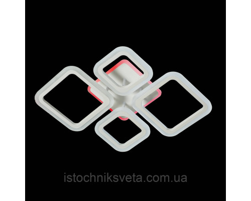 Потолочная люстра светодиодная с RGB подсветкой и пультом управления 72+28W SY-5330-2+2 WT+RGB