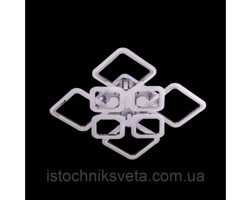 Светодиодная люстра с RGB подсветкой и пультом управления SY-5331-4+4 CR+RGB