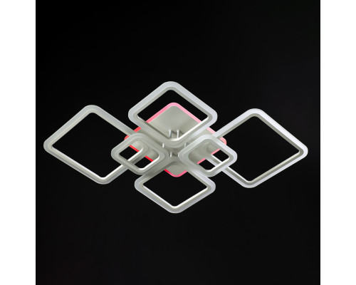 Потолочная светодиодная LED люстра с пультом управления SY-5331-2+2+2 WT +RGB 159+30W
