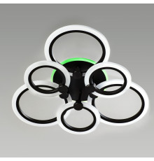 Люстра светодиодная с RGB подсветкой и пультом управления SY-5333-3+3B BK+RGB