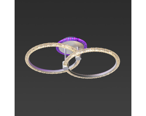 Светодиодная потолочная люстра с подсветкой SC-2122-2C WH