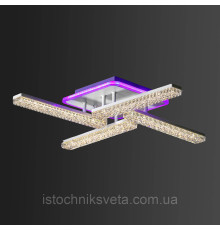 Светодиодная потолочная люстра с подсветкой на пульте управления SC-3446-4C WH