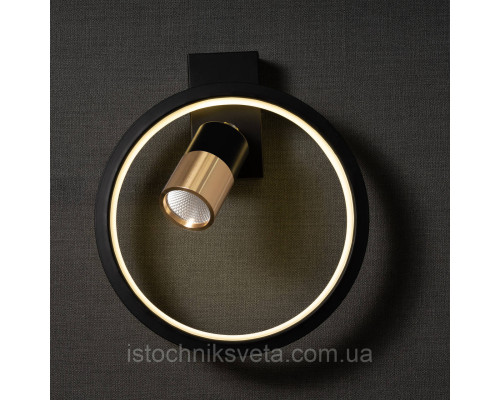 Светильник-люстра светодиодная SY-16076-1+1 BK+FGD