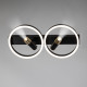 Люстра светодиодная с пультом управления SY-16043-4 BK+FGD