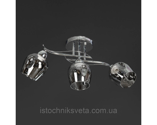 Люстра потолочная на три плафона SH-7573-3 CR