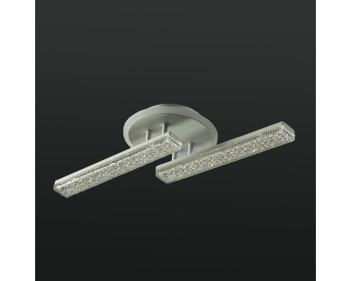 Светодиодная потолочная люстра с подсветкой SC-3445-2C WH