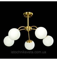 Потолочная люстра на пять плафонов, светильник SH-8319-5 COPPER