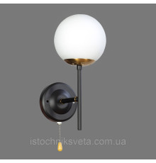 Настенное бра-светильник в стиле лофт SR-N36344/1W BK+COP