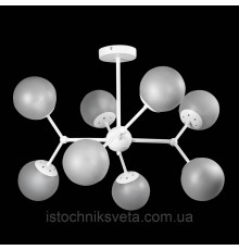 Люстра-светильник в стиле лофт на шесть плафона SR-N6097/8 WT